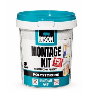 Adeziv pentru polistiren, transparent, 1 kg • Bison