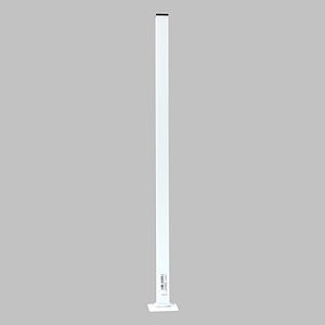 Picior patrat 25x25 h600 alb