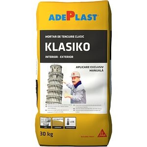 Mortar de tencuire Adeplast Klasiko, interior-exterior, 30 Kg