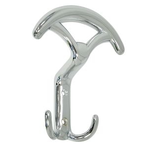 Cuier metalic doua carlige, lucios