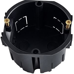 Doza distributie dubla VISION, IP20, negru