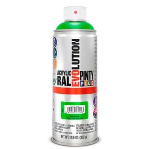 Vopsea spray, verde galben RAL 6018, 400 ml • Pintyplus Evolution