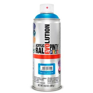 Vopsea spray, albastru cer RAL 5015, 400 ml • Pintyplus Evolution