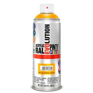 Vopsea spray, portocaliu narcisa RAL 1007, 400 ml • Pintyplus Evolution