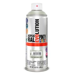 Vopsea spray, gri deschis RAL 7035, 400 ml • Pintyplus Evolution