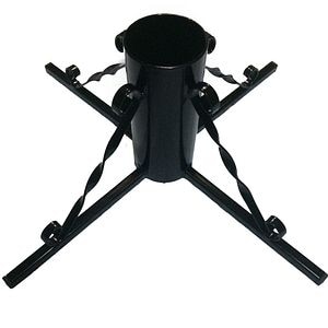 Suport pentru brad, D9 cm, metal, negru