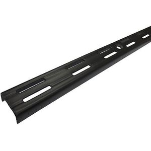 Sina dressing FORM, otel, 99.5 x 2.6 x 12 cm, negru mat