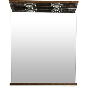 Oglinda baie SANITOP Fluture 1D, 60 x 16 x 68 cm, iluminare LED, maro