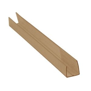 Profil policarbonat 10 mm, LPU Bronz, 210 cm