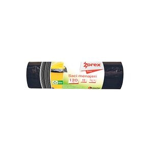 Saci menajeri, negru, 120 L, 10 buc  Zorex