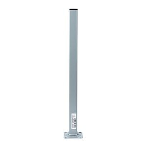 Picior patrat 25x25 h400 argintiu