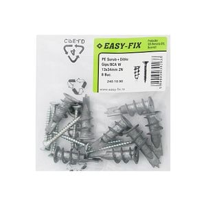 Set surub si diblu g bca w 13x34mm 8buc