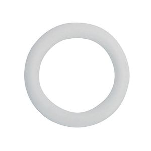 Set 10 inele si 10 acrose, alb,  28 mm