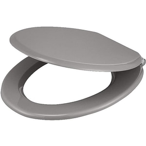 Capac WC GOODHOME Pilica, inchidere lenta, MDF, gri