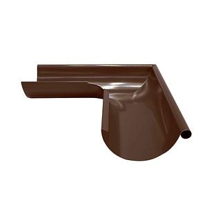 Coltar exterior 90 grade, D 125 mm, maro • Bravo