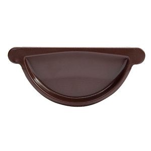 Capac jgheab D 125 mm, maro • Bravo