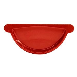 Capac jgheab D 125 mm, rosu  • Bravo