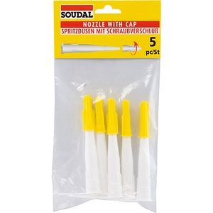 Aplicator pentru silicon SOUDAL, 5 buc