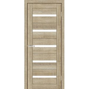 Usa de interior cu geam, stejar, mdf, 60 cm • Smart