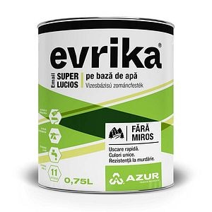 Email acrilic, gri elefant, 0.75 l • Evrika
