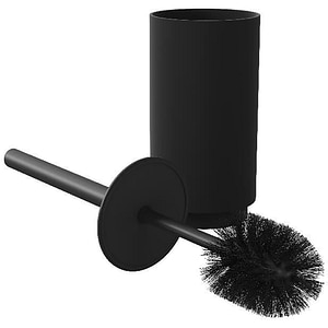 SUPORT SI PERIE WC KINA 10.5X42 CM NEGRU