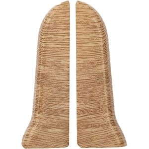 Terminatie stanga dreapta IDEAL Elite, PVC, 2 bucati, stejar