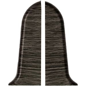 Terminatie stanga-dreapta IDEAL Optima, PVC, 2 bucati, wenge