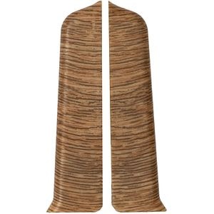 Terminatie stanga-dreapta IDEAL Sistema, PVC, 2 bucati, stejar