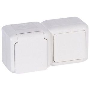 Priza LEGRAND, interior, IP44, 16A, alb