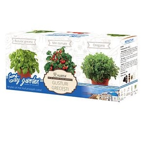 Set de cultivare plante aromatice, Colectia mirodenii gusturi grecesti  Yurta