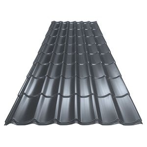 Tigla metalica, Gri, RAL 7016, 0,4 mm x 290 x 120 cm, 3,48 mp • Bravo Lucios