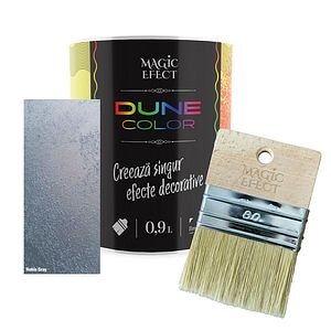 Vopsea acrilica pe baza de apa, gri inchis, 0.9L  • Magic Efect Dune