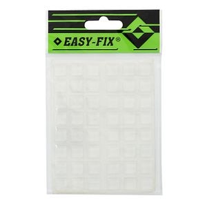 Bumpon autoadez 13x13x3.0mm transp 48