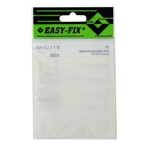 Bumpon autoadeziv 7x1.5mm transp 100