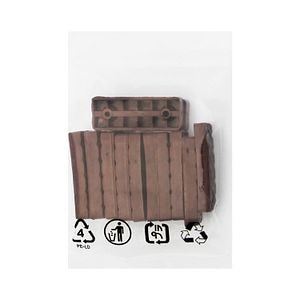 Alunecator 53x19mm maro 12buc