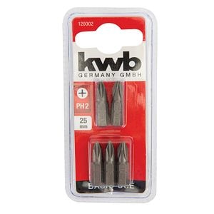 Set 5 biti Kwb, PH2, 25 mm