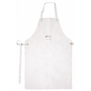 Sort din piele pt sudor, 60 X 90 cm, alb • Dalgeco