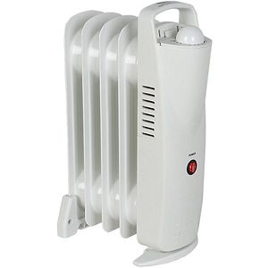 Radiator electric mini CYPA-5, 5 elementi, 500W, alb