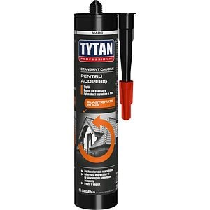 Etansant acoperis cauciuc TYTAN PROFESSIONAL, aplicare pistol, maro, 280 ml