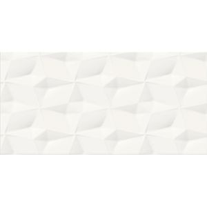 Fraianta interior Cersanit Perouso Honey Satin Monocolour, 29.7 x 60 cm, 1.25 mp/cutie, alb