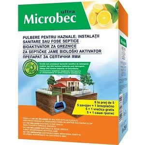 Pulbere pentru haznale MICROBEC, 6 buc x 25 g