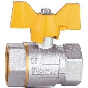 Robinet gaz fluture EVERLINE RG DFF11B, 1", alama