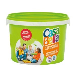 Vopsea lavabila Policolor Casabella, alb, 2.5 L, Interior