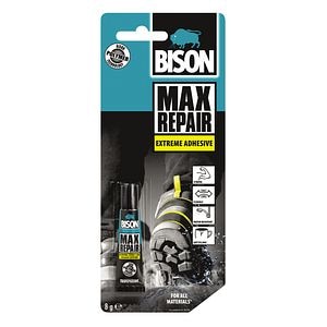 Adeziv universal, transparent, 8 g • Bison Max Repair