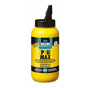 Adeziv poliuretanic pentru lemn, transparent, 750 g • Bison PU Max