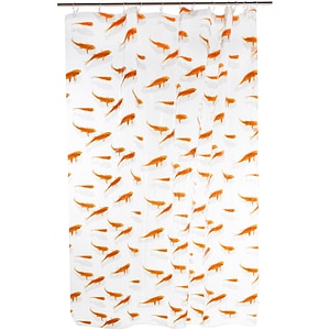 Perdea dus Nosara GoodHome, poliester, 180x200 cm, transparenta