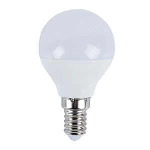 Bec LED, E14, 40W, 3000K, plastic, model sferic • Novelite