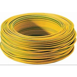 Cablu electric FY, 4 mmp, cupru rigid, verde galben, rola 25 m  Maxicrop