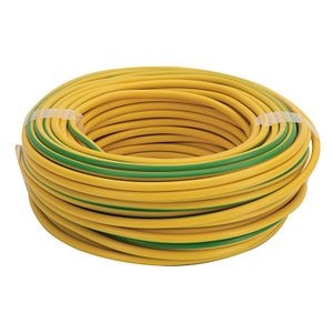 Cablu electric FY, 6  mmp, cupru rigid, verde galben, rola 25 m  OmniCable