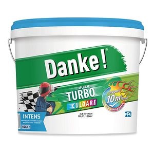 Vopsea lavabila Danke, alb, 10 L, Interior